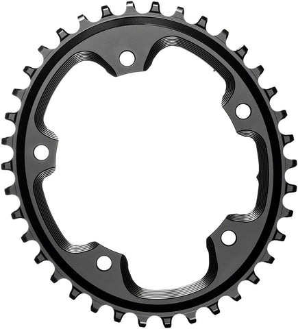 absoluteBlack Oval 110 BCD CX Chainring 38t 110 BCD 5Bolt NarrowWide