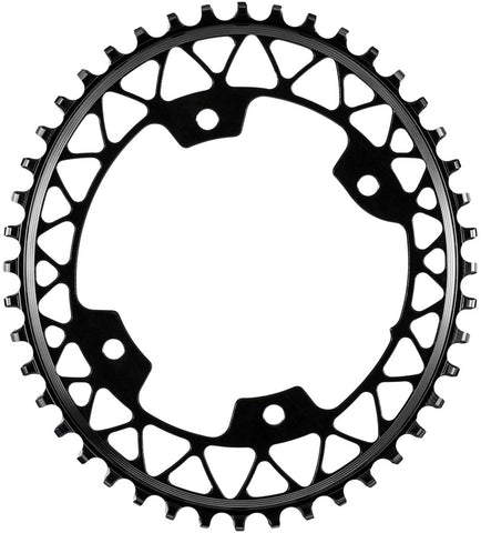 absoluteBLACK Oval 110 BCD Gravel Chainring - 46t 110 Shimano Asymmetric