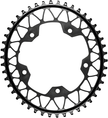 absoluteBlack Oval 110 BCD Gravel Chainring 44t 110 BCD 5Bolt Narrow