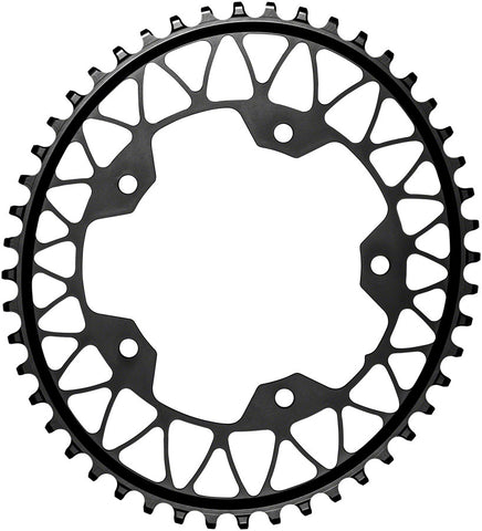 absoluteBlack Oval 110 BCD Gravel Chainring 48t 110 BCD 5Bolt Narrow