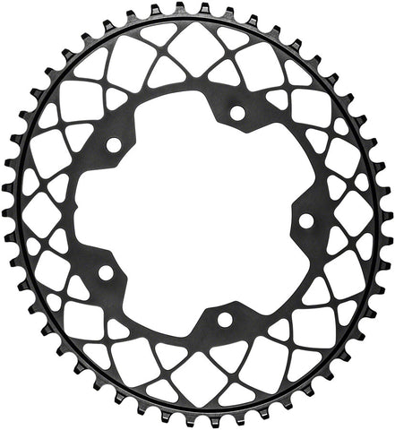 absoluteBlack Oval 110 BCD Gravel Chainring 50t 110 BCD 5Bolt Narrow