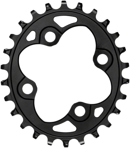 absoluteBlack Oval 64 BCD Chainring 26t 64 BCD 4Bolt NarrowWide Black