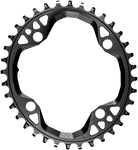 absoluteBlack Oval 104 BCD Chainring 36t 104 BCD 4Bolt NarrowWide Black