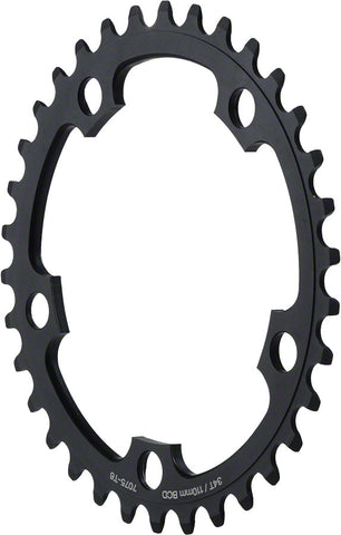 Dimension 36t x 110mm Middle Chainring Black