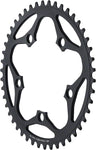 Dimension 46t x 110mm Outer Chainring Black