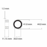 Wheels Manufacturing, BB86-->30mm SS, Press Fit BB, BB86, Spindle: 30mm, Width: 86mm, Diameter: 41mm