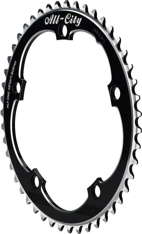 All City 47T 144 Black 1/8 612 Track Ring