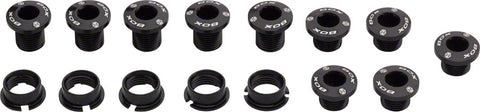 BOX One 7075 Alloy Chainring Bolts 15pcs Black