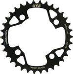 North Shore Billet Variable Tooth Chainring 34T Standard 94 x 4 BCD Black