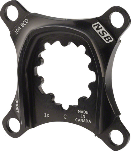 North Shore Billet 1x Spider for SRAM XO Carbon Cranks 104 BCD Boost