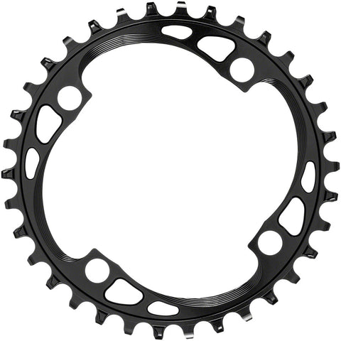 absoluteBlack Round 104 BCD Chainring 34t 104 BCD 4Bolt NarrowWide