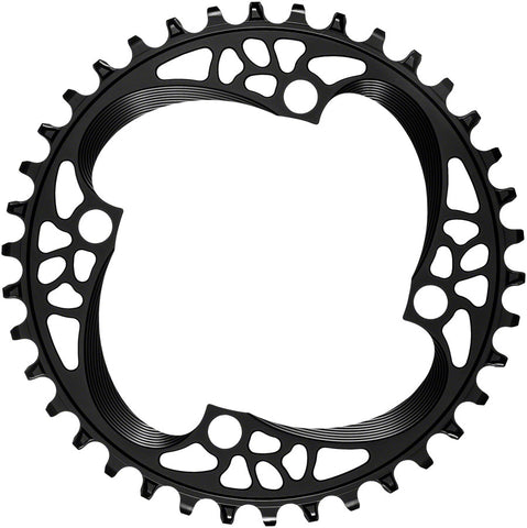 absoluteBlack Round 104 BCD Chainring 36t 104 BCD 4Bolt NarrowWide