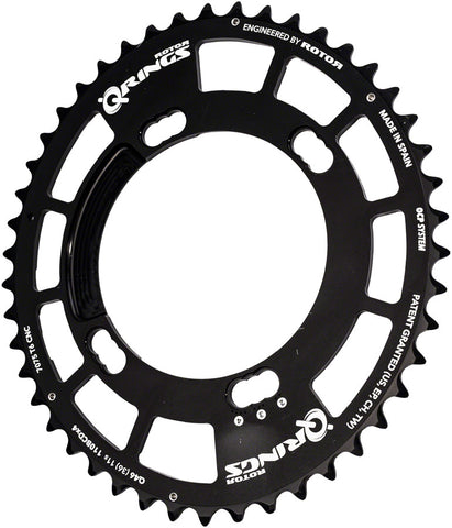 Rotor QRing 110 x 4 Asymmetric BCD Three Position Oval Chainring 46touter