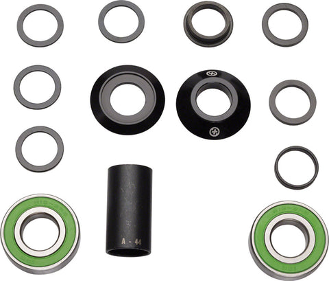 Salt Plus Echo Sealed 19mm Mid Bottom Bracket Set Black