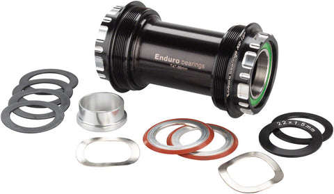 Enduro T47 Bottom Bracket XD15 Pro Ceramic Bearings 24mm Black