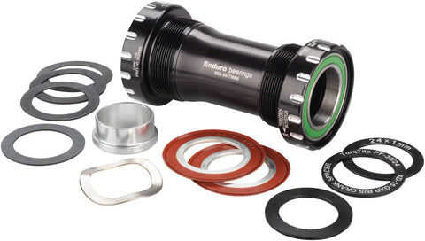 Enduro XD15 Pro Mountain Bottom Bracket BSA Threaded for 24mm Spindle