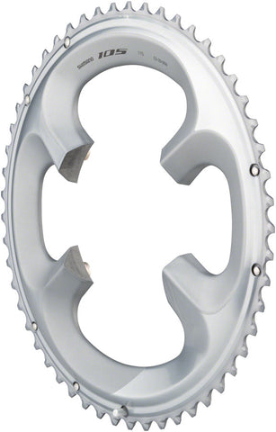 Shimano 105 FCR7000 53t 4x110 bcd Asymmetric Chainring Silver