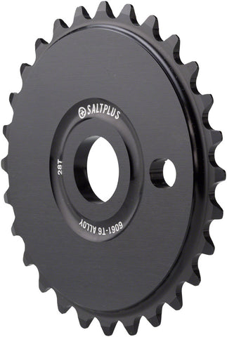 Salt Plus Solidus Sprocket 28t Black 23.8mm Spindle Hole With Adaptors for