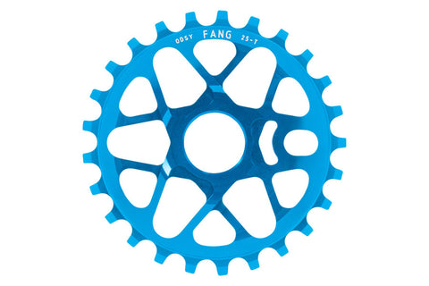 Chainring 1Pc Ody 25T Tom Dugan Fang Ano-Cyan Bl