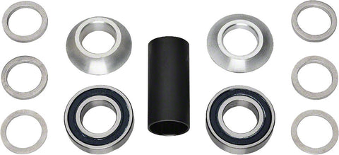 Profile Racing Spanish Bottom Bracket Set Silver (no Spindle)