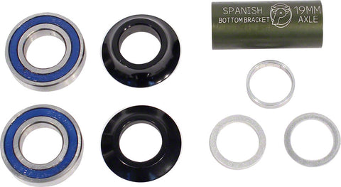 Profile Racing Spanish Bottom Bracket Set Black (no Spindle)