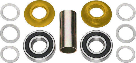 Profile Racing Mid Bottom Bracket Set Gold (no Spindle)