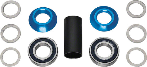 Profile Racing Spanish Bottom Bracket Set Blue (no Spindle)