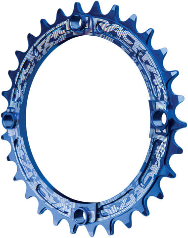 RaceFace Narrow Wide Chainring 104mm BCD 30t Blue