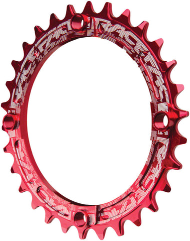 RaceFace Narrow Wide Chainring 104mm BCD 30t Red