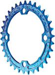 RaceFace Narrow Wide Chainring 104mm BCD 34t Blue