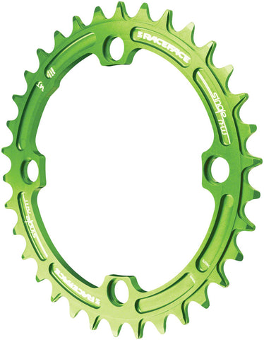 RaceFace Narrow Wide Chainring 104mm BCD 36t Green