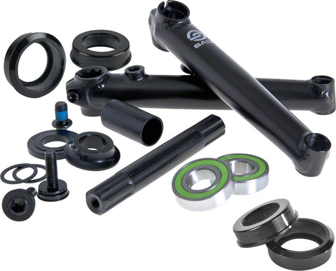 Salt Rookie Crank Set 175mm with Mid Bottom Bracket Black