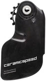 CeramicSpeed OSPW Pulley Wheel Aero System for SRAM Red AXS/Force AXS - Coated Races, Alloy Pulley, Carbon Cage, Black