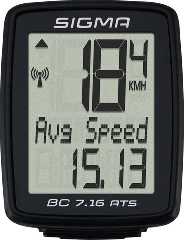 Sigma BC 7.16 ATS Bike Computer Wireless Black