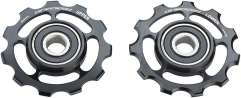 CeramicSpeed Shimano 11-speed Pulley Wheels: XT/XTR Stainless Steel Black