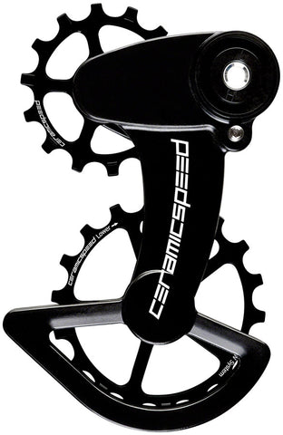 CeramicSpeed Over d Pulley Wheel System for SRAM 1x11Speed Type 3 - Coated Bearings, Alloy Pulley, Carbon Cage, Black