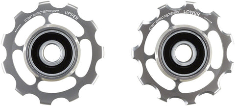 CeramicSpeed Shimano 11Speed Pulley Wheels Coated Bearings Silver