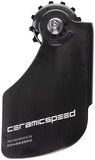 CeramicSpeed OSPW Pulley Wheel Aero System for Shimano 9200/9250 and 8100/8150 - Coated Races, Alloy Pulley, Carbon Cage, Black