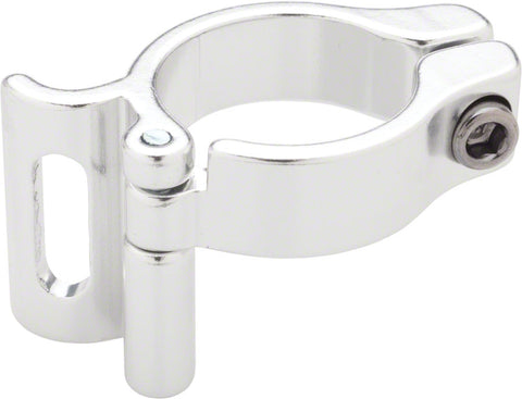 Problem Solvers Brazeon Adaptor Clamp 34.9mm Slotted Silver