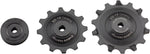 Enduro XD15 Ceramic Eagle Jockey Wheels/Idler Pulley Set Black