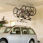 Saris CycleGlide Ceiling Mount 4Bike Storage Silver