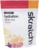 Skratch Labs Sport Hydration Drink Mix Fruit Punch 20Serving Resealable Pouch