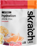 Skratch Labs Sport Hydration Drink Mix Fruit Punch 60 Serving Resealable