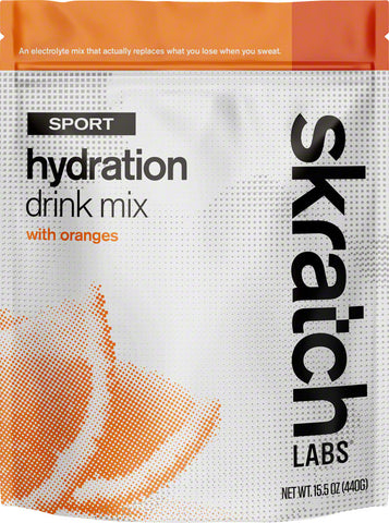 Skratch Labs Sport Hydration Drink Mix Orange 20Serving Resealable Pouch