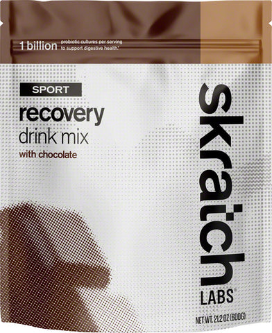 Skratch Labs Sport Recovery Drink Mix Chocolate 12Serving Resealable Pouch