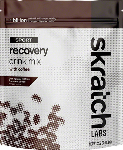 Skratch Labs Sport Recovery Drink Mix Coffee 12Serving Resealable Pouch