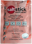 Saltstick Fastchews Chewable Electrolyte tablets POP Box of 12 Packets Orange