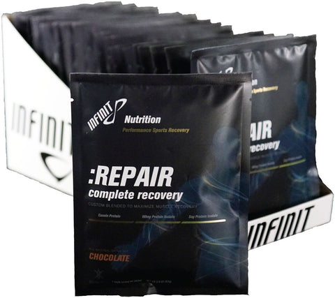 Infinit Nutrition Repair Recovery Drink Mix Chocolate 20 Single Serving Packets