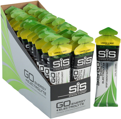 SiS GO Energy + Electrolyte Gel Lemon and Mint 60ml Box of 30