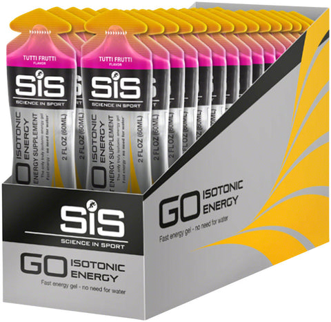 SIS GO Isotonic Energy Gel Tutti Frutti 60ml Box of 30